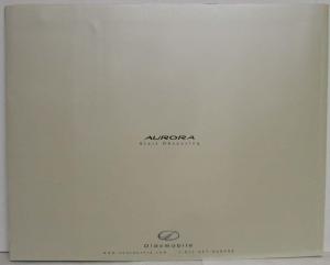 2001 Oldsmobile Aurora Prestige Sales Brochure