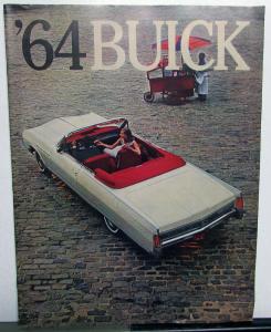 1964 Buick LeSabre Wildcat Electra Riviera Full Line Oversize Sale Brochure Orig