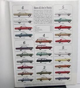 1964 Buick LeSabre Wildcat Electra Riviera Full Line Oversize Sale Brochure Orig