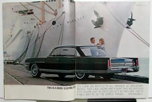 1964 Buick LeSabre Wildcat Electra Riviera Full Line Oversize Sale Brochure Orig