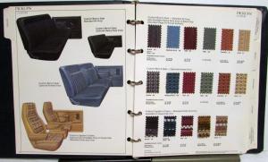 1980 Ford Light Truck Color & Trim Selections Pickups Bronco Courier Econoline