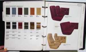 1980 Ford Light Truck Color & Trim Selections Pickups Bronco Courier Econoline