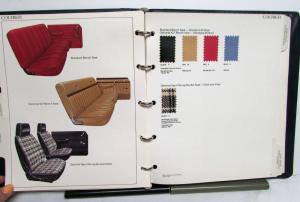 1980 Ford Light Truck Color & Trim Selections Pickups Bronco Courier Econoline