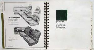 1975 Plymouth Advance Color and Trim Selector and Advance Info Dealer Album
