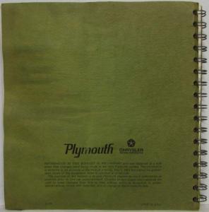 1975 Plymouth Advance Color and Trim Selector and Advance Info Dealer Album