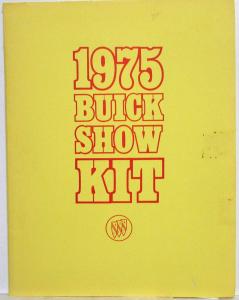 1975 Buick Show Media Information Press Kit Riviera Cantury