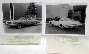 1975 Buick Show Media Information Press Kit Riviera Cantury