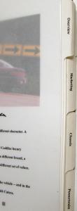 1997 Cadillac Catera Media Information Press Guide