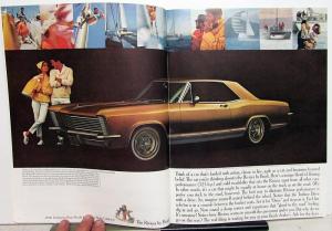 1965 Buick LeSabre Wildcat Electra 225 Riviera Full Line Prestige Sales Brochure