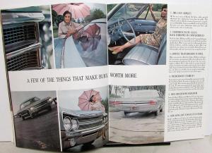 1965 Buick LeSabre Wildcat Electra 225 Riviera Full Line Prestige Sales Brochure