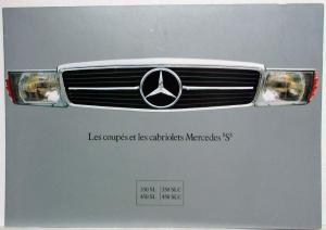 1974 Mercedes-Benz S Coupes and Convertibles Sales Folder - French Text