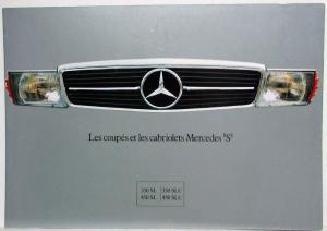 1974 Mercedes-Benz S Coupes and Convertibles Sales Folder - French Text