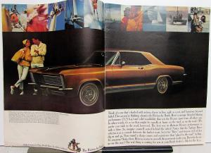 1965 Buick LeSabre Wildcat Electra Riviera Full Line Sale Brochure Newsprint