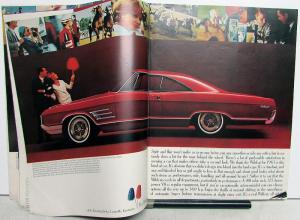1965 Buick LeSabre Wildcat Electra Riviera Full Line Sale Brochure Newsprint