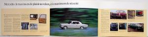 1974 Mercedes-Benz Mercedes Sedans and Coupes 200 to 280CE Sales Folder - French