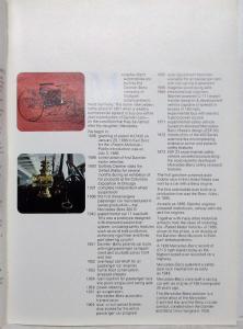 1974 Mercedes-Benz Passenger Car Program Prestige Sales Brochure