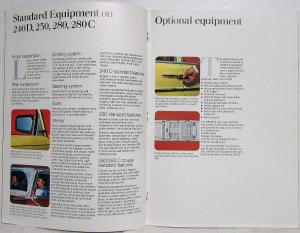 1974 Mercedes-Benz Passenger Car Program Prestige Sales Brochure