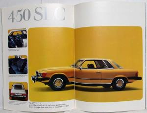 1974 Mercedes-Benz Passenger Car Program Prestige Sales Brochure