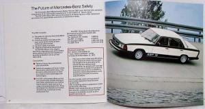 1974 More Safety Mercedes-Benz Documentation Brochure