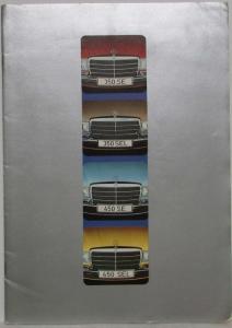 1974 Mercedes-Benz 350SE 350SEL 450SE 450SEL Prestige Sales Brochure - Spanish