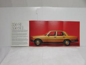 1974 Mercedes-Benz 350SE 350SEL 450SE 450SEL Prestige Sales Brochure - Spanish