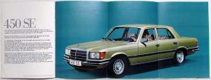 1974 Mercedes-Benz 350SE 350SEL 450SE 450SEL Prestige Sales Brochure - Spanish