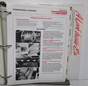 1990 Pontiac Performance Dealers Album Le Mans Firebird Grand Prix 6000 Sunbird