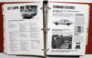 1978 Mercury Facts Books Cougar XR7 Zephyr Marquis Capri Bobcat Monarch