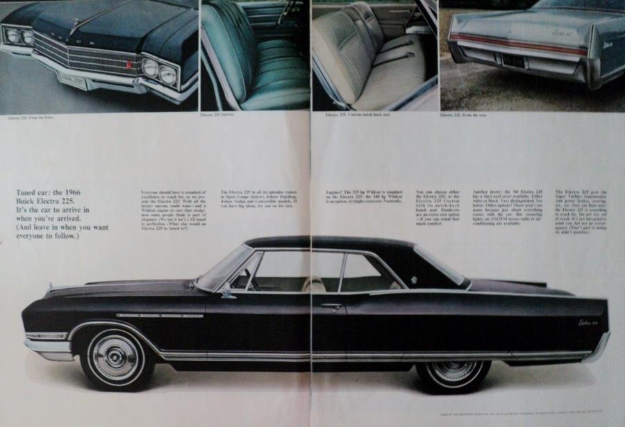 1966 Buick Tow Trailer Car Brochure LeSabre Electra Estate Wagon Riviera 