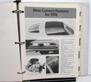 1976 Chevrolet Car Value Guide Monte Calro Chevelle Camaro Nova Corvette Vega