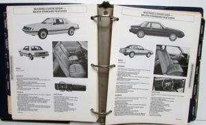 1981 Ford Car Facts Album Mustang Granada Thunderbird LTD Escort Fairmont