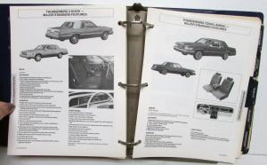 1981 Ford Car Facts Album Mustang Granada Thunderbird LTD Escort Fairmont