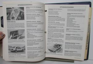 1981 Ford Car Facts Album Mustang Granada Thunderbird LTD Escort Fairmont