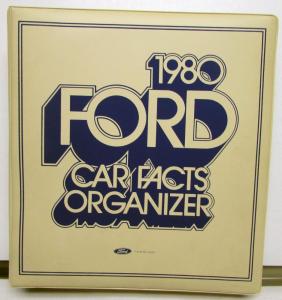 1980 Ford Car Facts Album Mustang Granada Thunderbird LTD Fairmont Police Pinto