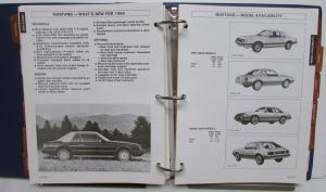 1980 Ford Car Facts Album Mustang Granada Thunderbird LTD Fairmont Police Pinto