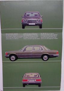 1975 Mercedes-Benz 280SE Sales Folder Brochure - German Text