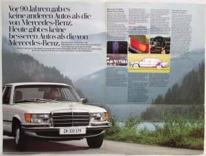 1975 Mercedes-Benz 280SE Sales Folder Brochure - German Text