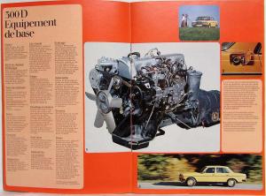 1976 Mercedes-Benz 200 220 240 250 300 280 Sales Brochure - French Text