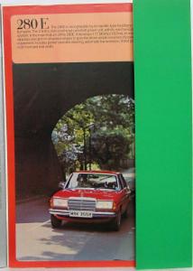 1976 Mercedes-Benz 280E Sales Brochure