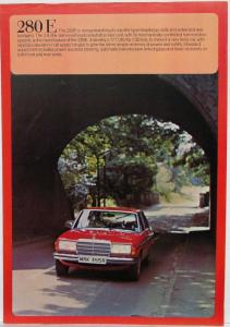1976 Mercedes-Benz 280E Sales Brochure