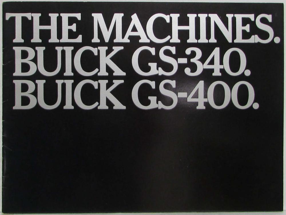 1967 Buick GS-340 and GS-400 Sport Coupe and Convertible Sale Brochure