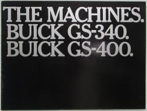 1967 Buick GS-340 and GS-400 Sport Coupe and Convertible Sale Brochure