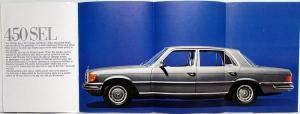 1975 Mercedes-Benz 350SE 350SEL 450SE 450SEL Prestige Sales Brochure - UK Spec