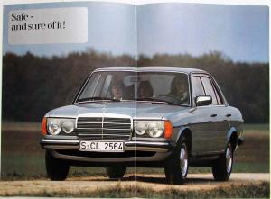 1976 Mercedes-Benz 200 230 250 Prestige Sales Brochure with UK Spec Sheets