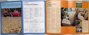 1976 Mercedes-Benz 200D 220D 240D 300D Sales Brochure - French Text