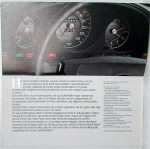 1977 Mercedes-Benz Personenwagen Programma Sales Brochure - Dutch Text