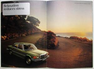 1977 Mercedes-Benz 350SE 450SE 450SEL Prestige Sales Brochure