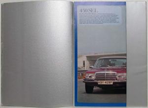 1977 Mercedes-Benz 350SE 450SE 450SEL Prestige Sales Brochure