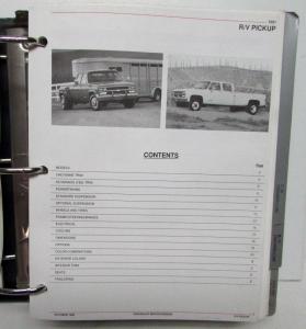 1991 Chevrolet Light Trucks Dealers Album Facts Book C/K S10 Pickup