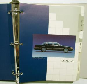 1990 Lincoln Mercury Fleet Product Portfolio MarkVII Town Car Continental Cougar